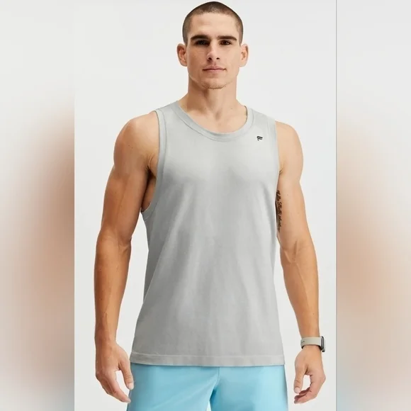 Fabletics Mens Tank Top XS Light Gray - Picture 1 of 9